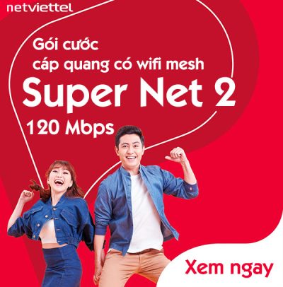 Gói Internet Super Net 2 (180 Mbps Mesh) đặc thù
