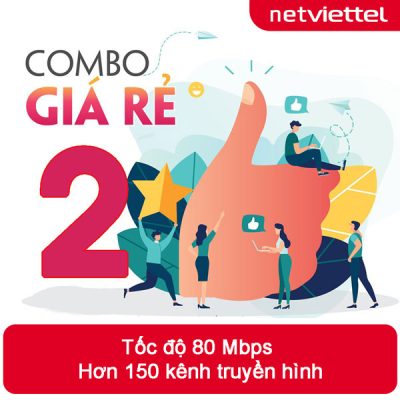 Gói Combo Net 2 (80 Mbps + 150 kênh )