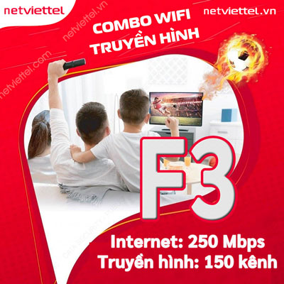 Gói Combo Fast 3 Internet và truyền hình Viettel
