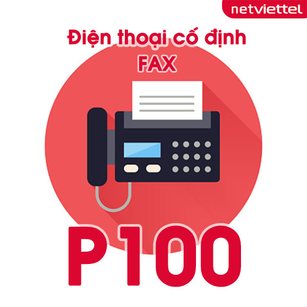 Gói P100 điện thoại cố định fax