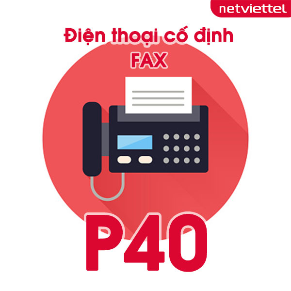 Gói P40 điện thoại cố định fax